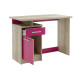 Γραφείο εργασίας Looney pakoworld χρώμα castillo-ροζ 100x55x75εκ
