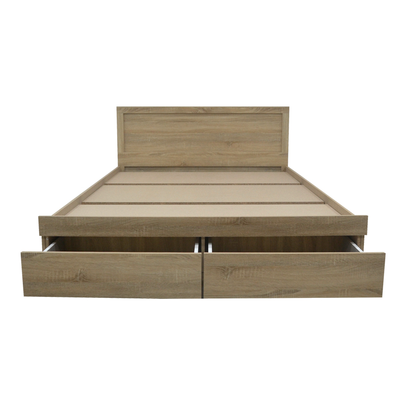 Κρεβάτι Olympus pakoworld με συρτάρι σε sonoma απόχρωση 150x200εκ Κρεβάτι Olympus pakoworld με συρτάρι σε sonoma απόχρωση 150x200εκ