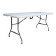 Τραπέζι catering-συνεδρίου Nedio pakoworld πτυσσόμενο-βαλίτσα λευκό 180x70x74εκ