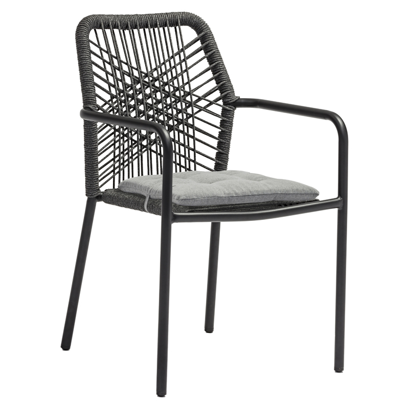 Τραπεζαρία Kliton-Kherson σετ 3τεμ pakoworld αλουμίνιο σε ανθρακί απόχρωση 80x80x74εκ Τραπεζαρία Kliton-Kherson σετ 3τεμ pakoworld αλουμίνιο σε ανθρακί απόχρωση 80x80x74εκ