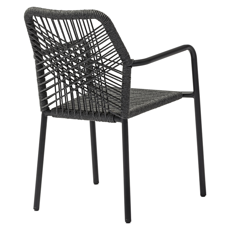 Τραπεζαρία Kliton-Kherson σετ 3τεμ pakoworld αλουμίνιο σε ανθρακί απόχρωση 80x80x74εκ Τραπεζαρία Kliton-Kherson σετ 3τεμ pakoworld αλουμίνιο σε ανθρακί απόχρωση 80x80x74εκ