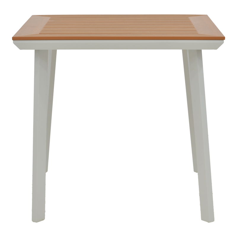 Τραπεζαρία Synergy-Pino σετ 3τεμ pakoworld λευκό αλουμίνιο και plywood σε φυσικό χρώμα 80x80x74εκ Τραπεζαρία Synergy-Pino σετ 3τεμ pakoworld λευκό αλουμίνιο και plywood σε φυσικό χρώμα 80x80x74εκ