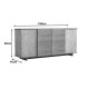 Μπουφές Zafore pakoworld sonoma - γκρι μπεζ όψη μαρμάρου 180x45x80εκ Μπουφές Zafore pakoworld sonoma - γκρι μπεζ όψη μαρμάρου 180x45x80εκ