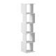 Βιβλιοθήκη Cubik pakoworld λευκό 35x30x161εκ