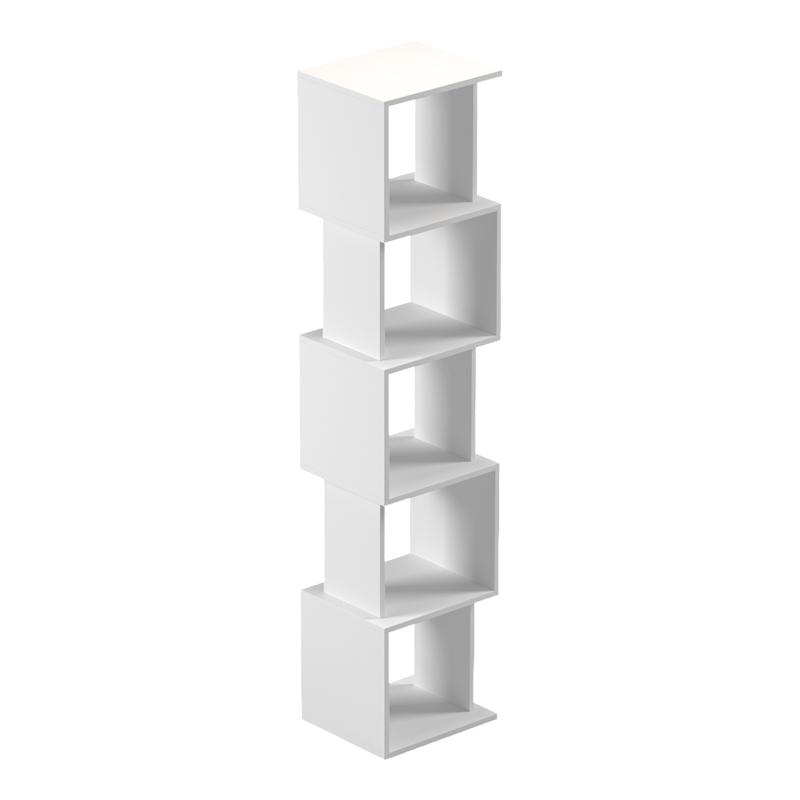 Βιβλιοθήκη Cubik pakoworld λευκό 35x30x161εκ