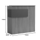 Γραφείο reception Optima pakoworld με led sonoma-λευκή όψη μαρμάρου 110x40x110εκ Γραφείο reception Optima pakoworld με led sonoma-λευκή όψη μαρμάρου 110x40x110εκ