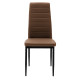 Καρέκλα Parker pakoworld PU καφέ-μαύρο πόδι 42x48x98εκ Καρέκλα Parker pakoworld PU καφέ-μαύρο πόδι 42x48x98εκ