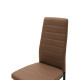 Καρέκλα Parker pakoworld PU καφέ-μαύρο πόδι 42x48x98εκ Καρέκλα Parker pakoworld PU καφέ-μαύρο πόδι 42x48x98εκ