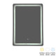 Καθρέπτης Derbo pakoworld led 60x2.5x80εκ