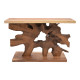 Κονσόλα Nasiol Inart teak ξύλο σε φυσική απόχρωση 120x40x75εκ Κονσόλα Nasiol Inart teak ξύλο σε φυσική απόχρωση 120x40x75εκ