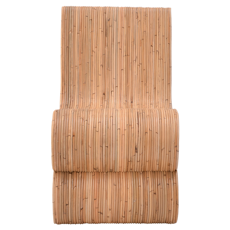 Πολυθρόνα Favorsy pakoworld rattan σε φυσική απόχρωση 52x65x90εκ