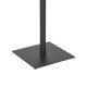 Τραπέζι Nerobian pakoworld mdf σε καρυδί απόχρωση 60x60x75εκ