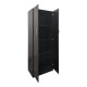 Ντουλάπα δίφυλλη Athos pakoworld σε wenge απόχρωση 60x42x180εκ