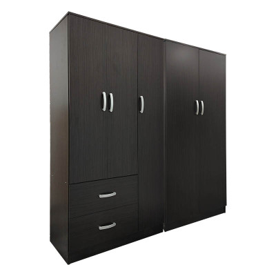 Ντουλάπα πεντάφυλλη Athos Ι pakoworld wenge 170x42x180εκ Ντουλάπα πεντάφυλλη Athos Ι pakoworld wenge 170x42x180εκ