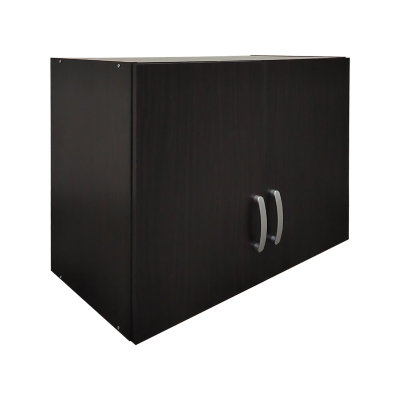 Ντουλάπα εξάφυλλη με πατάρι Athos pakoworld wenge 240x42x240εκ