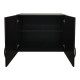 Ντουλάπα πεντάφυλλη με πατάρι Athos I pakoworld wenge 170x42x240εκ