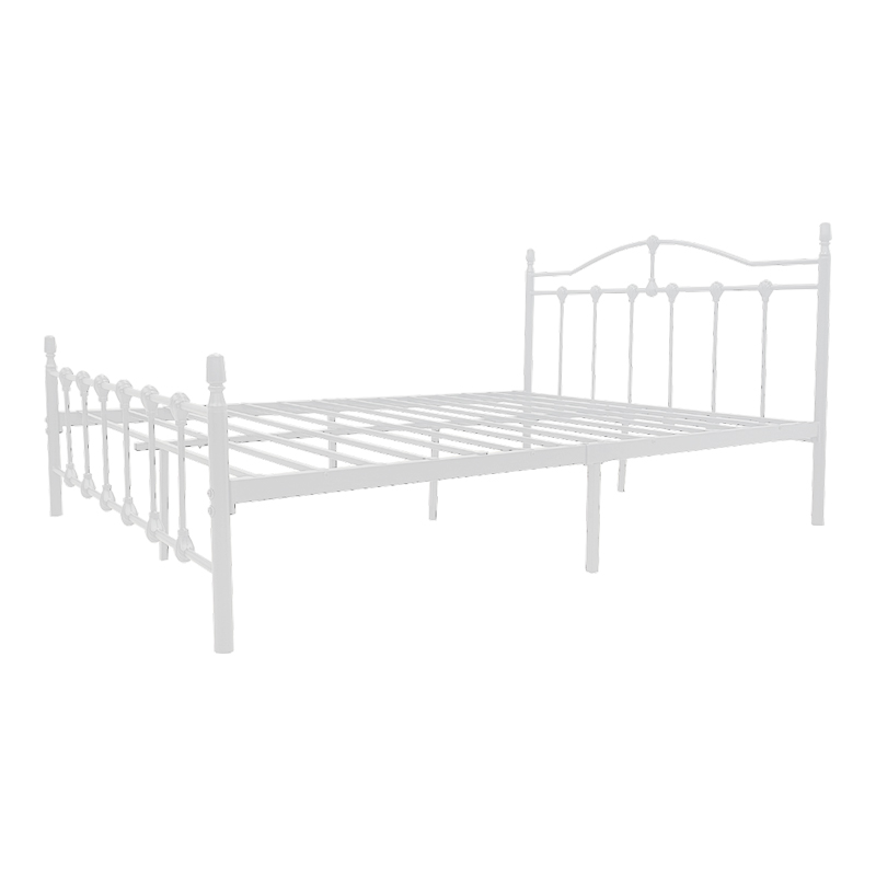 Κρεβάτι Wotso pakoworld μεταλλικό λευκο 140x200εκ