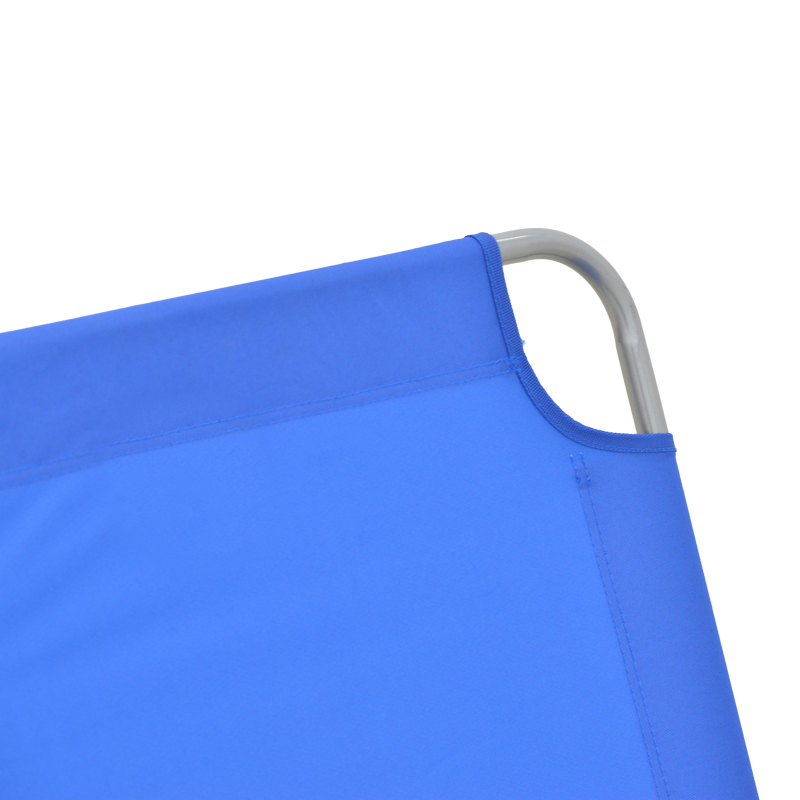 Ξαπλώστρα παραλίας Pasein pakoworld μέταλλο-textilene σε μπλε απόχρωση 55x185x24εκ Ξαπλώστρα παραλίας Pasein pakoworld μέταλλο-textilene σε μπλε απόχρωση 55x185x24εκ