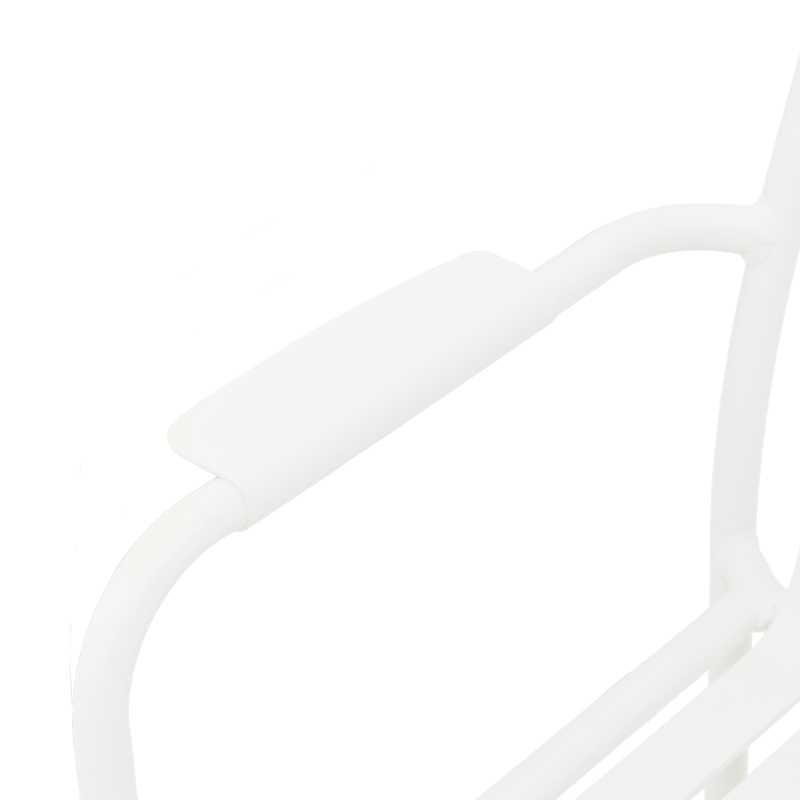 Πολυθρόνα Vista pakoworld στοιβαζόμενη αλουμίνιο σε λευκή απόχρωση 62x60x84εκ Πολυθρόνα Vista pakoworld στοιβαζόμενη αλουμίνιο σε λευκή απόχρωση 62x60x84εκ