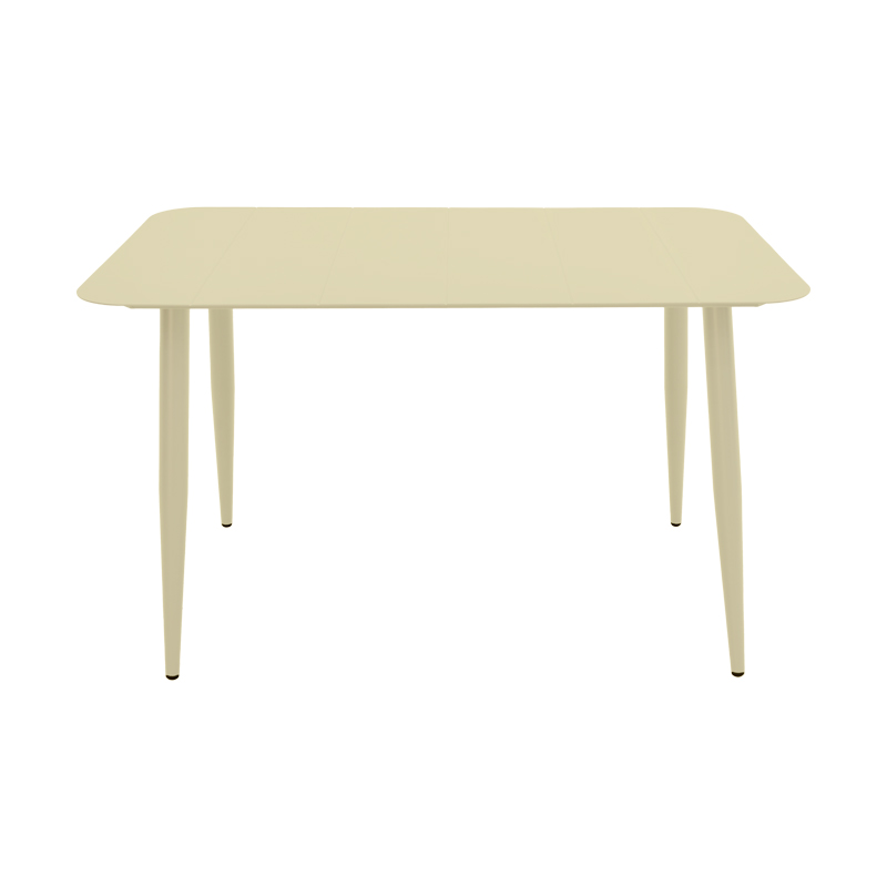 Τραπέζι Vista pakoworld αλουμίνιο σε σαμπανί απόχρωση 120x70x72εκ