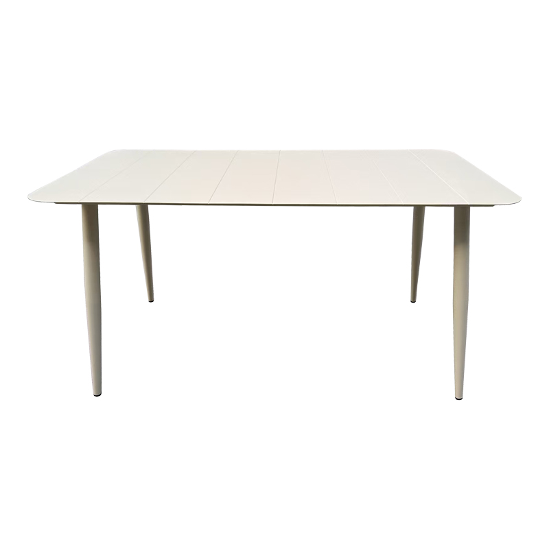 Τραπέζι Vista pakoworld σαμπανί αλουμίνιο 150x80x72εκ Τραπέζι Vista pakoworld σαμπανί αλουμίνιο 150x80x72εκ