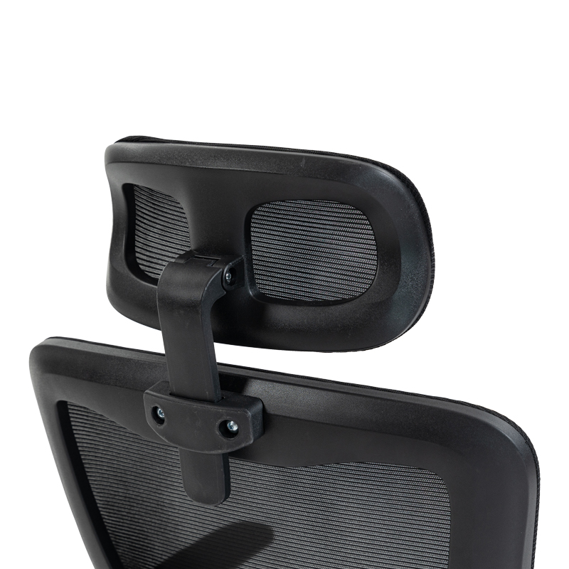 Καρέκλα γραφείου διευθυντή Mainz pakoworld mesh χρώμα μαύρο 50x60x112-122εκ