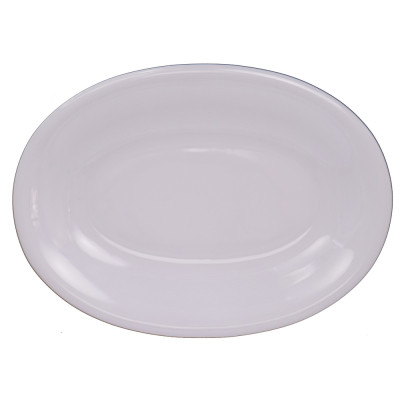 ETO ΠΙΑΤΕΛΑ ΟΒΑΛ ΛΕΥΚΗ  Ø33cm