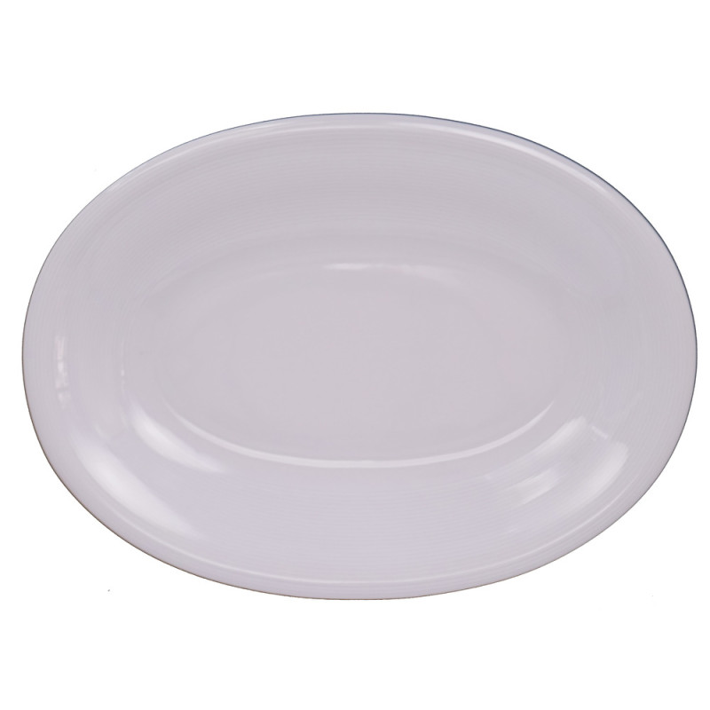 ETO ΠΙΑΤΕΛΑ ΟΒΑΛ ΛΕΥΚΗ  Ø33cm