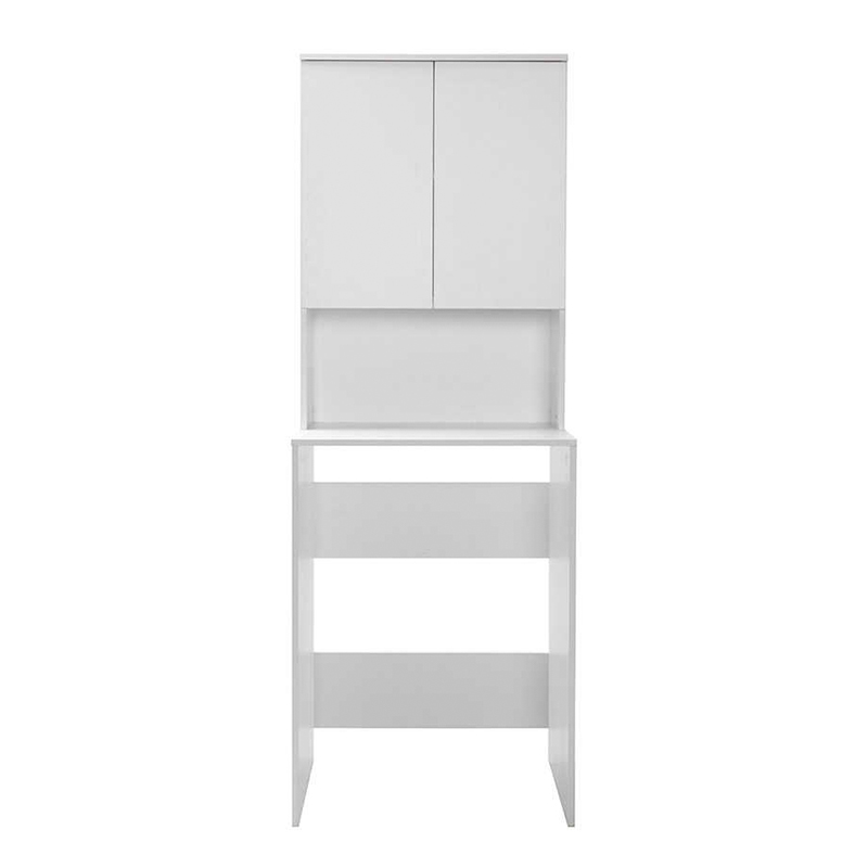 Έπιπλο πλυντηρίου Ceza Megapap χρώμα λευκό 65x60x182εκ. Έπιπλο πλυντηρίου Ceza Megapap χρώμα λευκό 65x60x182εκ.