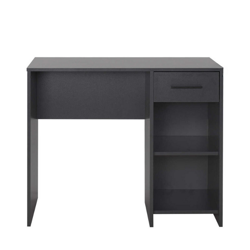 Γραφείο εργασίας Concept Megapap χρώμα ανθρακί 90x52x75εκ.