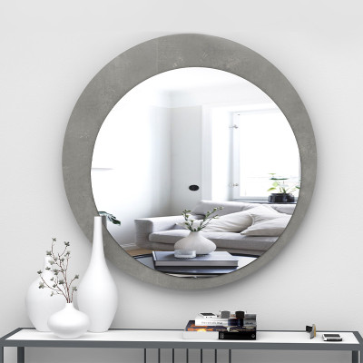 Καθρέπτης τοίχου Moon Megapap χρώμα γκρι 88x88x2,2εκ.