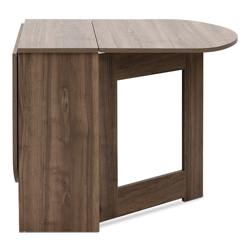 Τραπέζι Winslet Megapap επεκτεινόμενο χρώμα καρυδί 34(63+63)x80x76εκ.