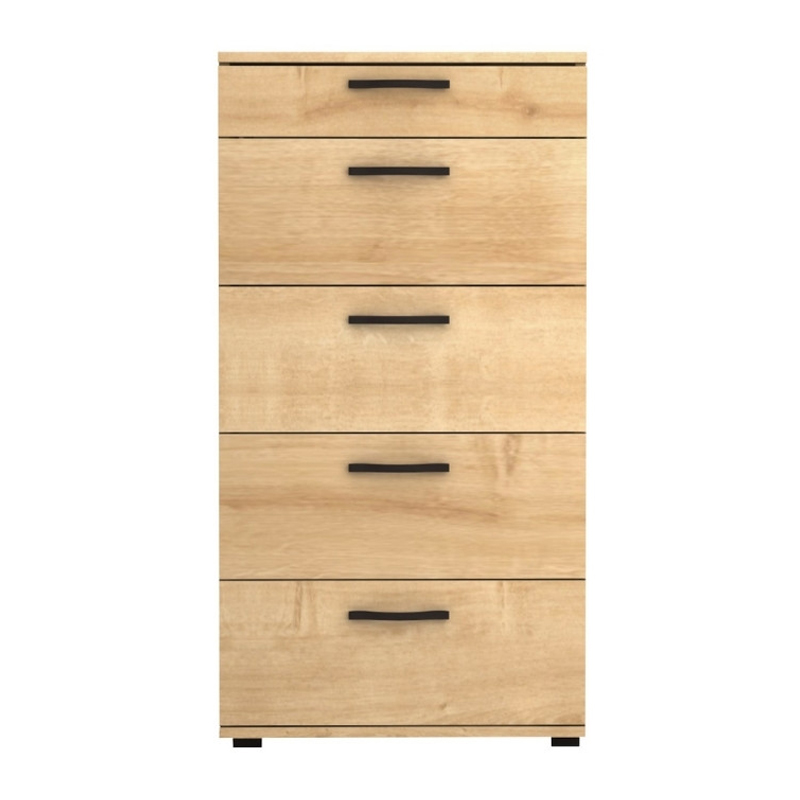 Συρταριέρα Helia Megapap χρώμα φυσικό οξιάς 60x44x108εκ.