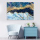Πίνακας σε καμβά Deep Blue Megapap ψηφιακής εκτύπωσης 125x80x3εκ.