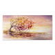 Πίνακας σε καμβά Tree In The Wind Megapap ψηφιακής εκτύπωσης 140x70x3εκ.