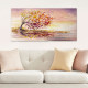Πίνακας σε καμβά Tree In The Wind Megapap ψηφιακής εκτύπωσης 140x70x3εκ.