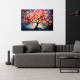 Πίνακας σε καμβά Pink Tree Megapap ψηφιακής εκτύπωσης 100x70x3εκ.