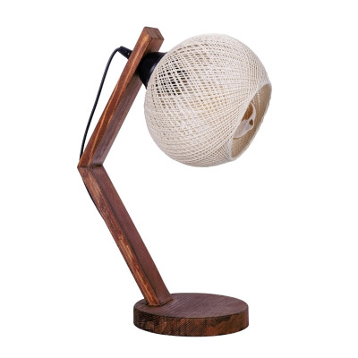 Φωτιστικό επιτραπέζιο Rope Megapap E27 ξύλινο - σχοινί χρώμα μπεζ - καρυδί Ø17x40εκ. Φωτιστικό επιτραπέζιο Rope Megapap E27 ξύλινο - σχοινί χρώμα μπεζ - καρυδί Ø17x40εκ.