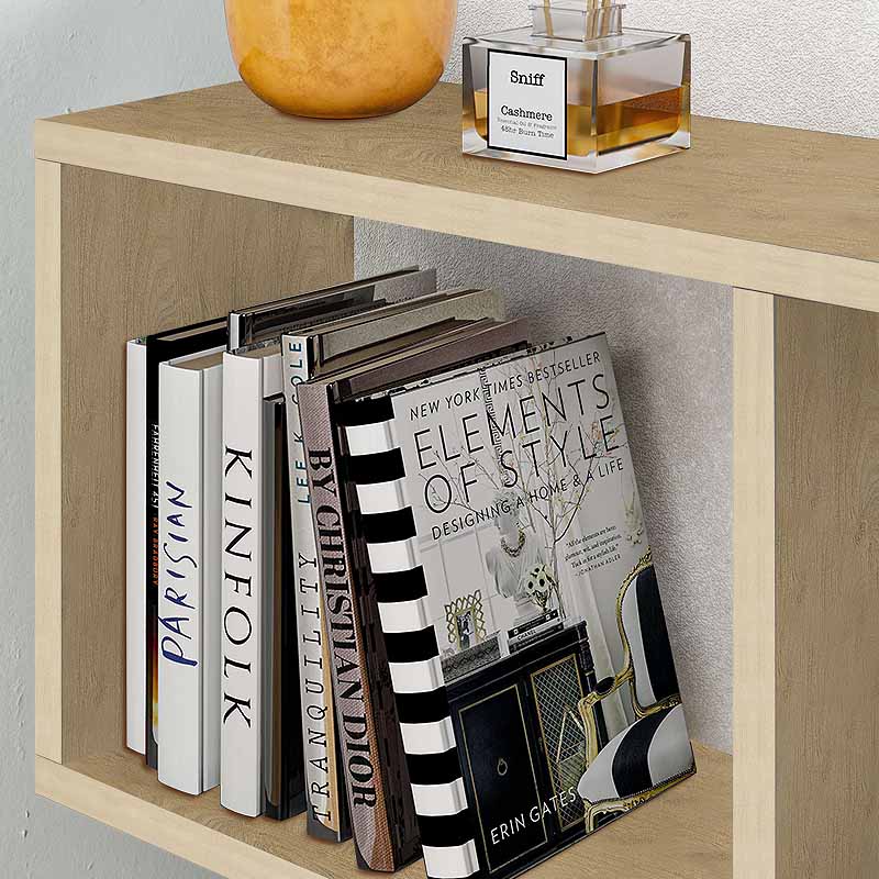 Βοηθητικό τραπεζάκι Homemania Megapap χρώμα φυσικό οξιάς 60x20x60εκ.