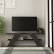 Έπιπλο τηλεόρασης Farfalla Megapap χρώμα ανθρακί 120x33,5x40εκ.