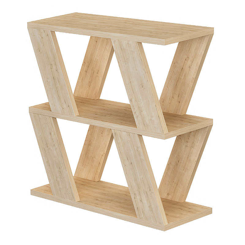 Τραπεζάκι βοηθητικό Lazena Megapap χρώμα φυσικό οξιάς 60x22x57εκ.