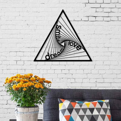 Διακοσμητικό τοίχου DSL Megapap μεταλλικό χρώμα μαύρο 45x2x40εκ. Διακοσμητικό τοίχου DSL Megapap μεταλλικό χρώμα μαύρο 45x2x40εκ.