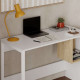 Γραφείο εργασίας Cubo Megapap χρώμα λευκό - sapphire oak 110x50x75εκ. Γραφείο εργασίας Cubo Megapap χρώμα λευκό - sapphire oak 110x50x75εκ.