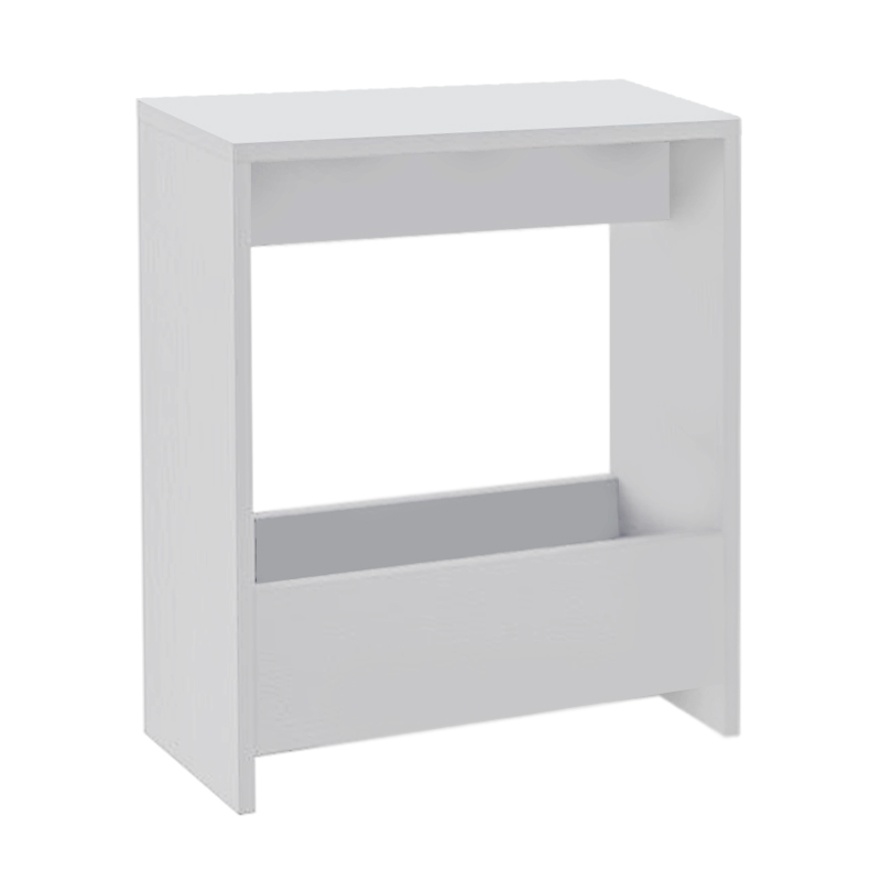 Τραπεζάκι βοηθητικό Simpi Megapap χρώμα λευκό 55x20x60εκ.