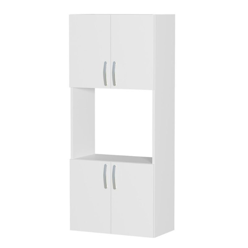 Ντουλάπα κουζίνας Armado Megapap χρώμα λευκό 60x32x140εκ. Ντουλάπα κουζίνας Armado Megapap χρώμα λευκό 60x32x140εκ.