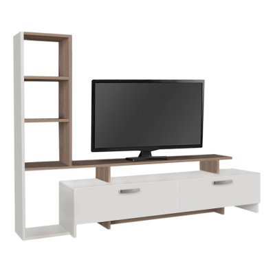 Σύνθεση τηλεόρασης Simal Megapap με LED χρώμα λευκό - cordoba 168,2x31,3x120εκ.