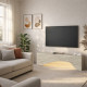 Έπιπλο τηλεόρασης Mara Megapap με LED χρώμα travertine 150x31,4x40εκ. Έπιπλο τηλεόρασης Mara Megapap με LED χρώμα travertine 150x31,4x40εκ.