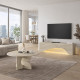 Έπιπλο τηλεόρασης Mara Megapap με LED χρώμα travertine 150x31,4x40εκ. Έπιπλο τηλεόρασης Mara Megapap με LED χρώμα travertine 150x31,4x40εκ.