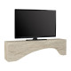 Έπιπλο τηλεόρασης Mara Megapap με LED χρώμα travertine 150x31,4x40εκ. Έπιπλο τηλεόρασης Mara Megapap με LED χρώμα travertine 150x31,4x40εκ.