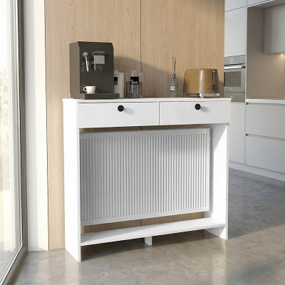 Κονσόλα - Κάλυμμα καλοριφέρ Opelya Megapap χρώμα λευκό 110x31,4x100εκ. Κονσόλα - Κάλυμμα καλοριφέρ Opelya Megapap χρώμα λευκό 110x31,4x100εκ.